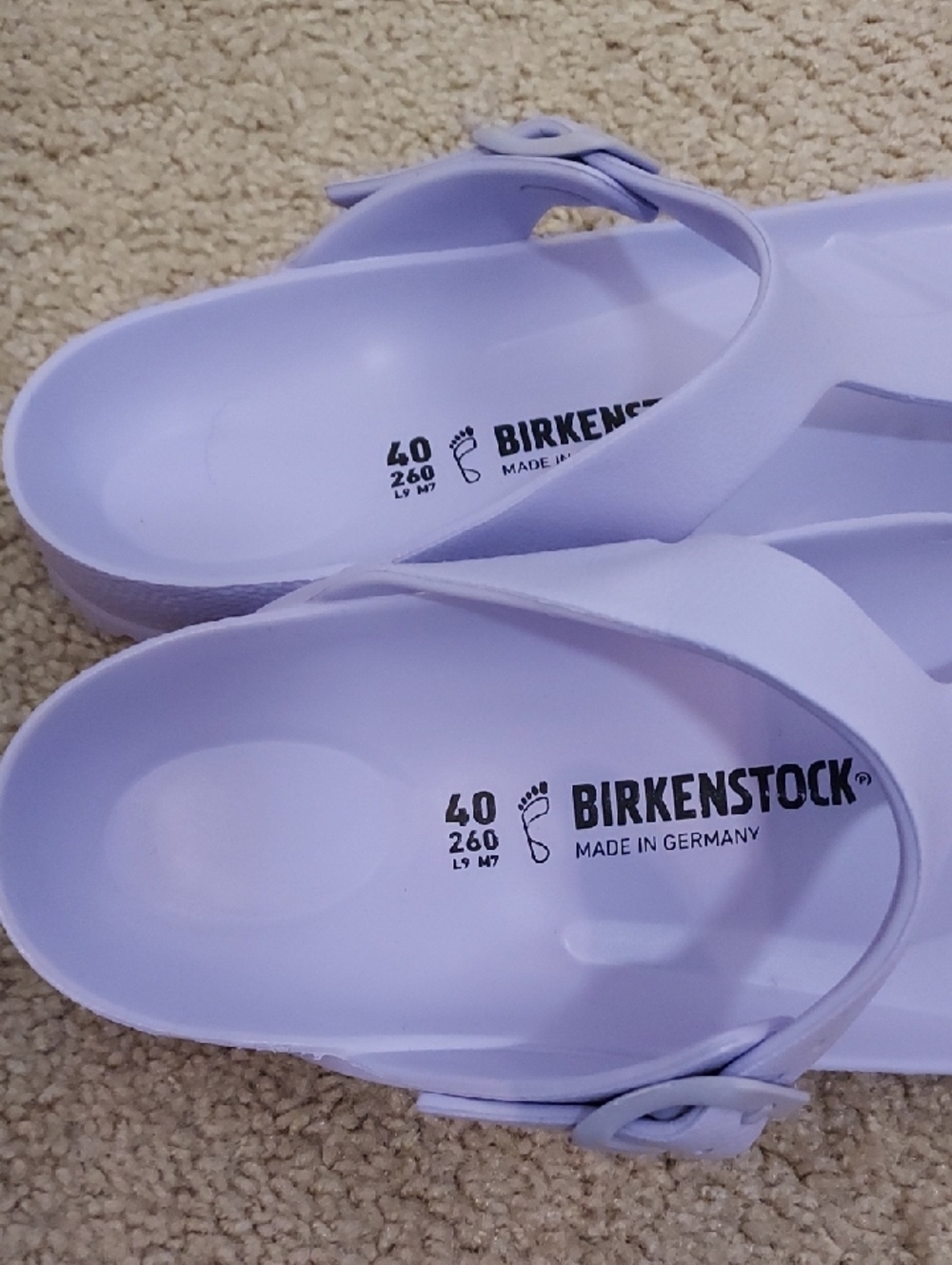 Birkenstock Sandals In LILAC SIZE 40 - Picture 7 of 10